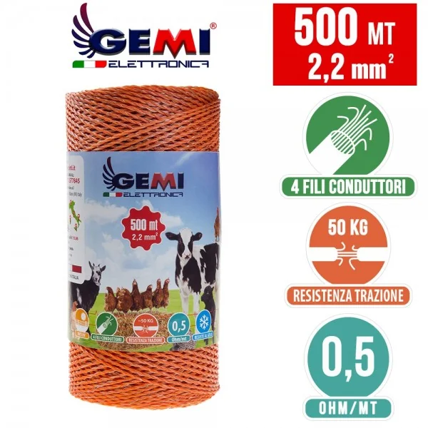Жица 500 m 2,2 mm² за електропастири